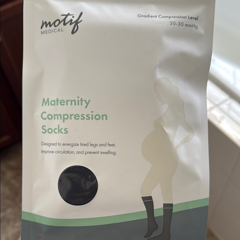 Maternity Compression Socks - Black